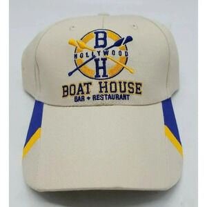 Boathouse Bar Restaurant Hollywood FL Baseball Hat Cap Adjustable New Unworn